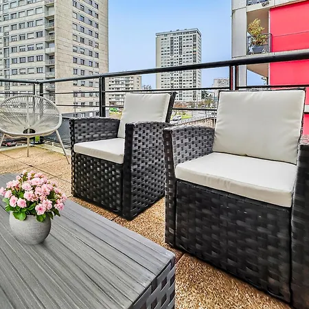 T3 Moderne, Balcon, Parking, Proche Centre Apartment Tours